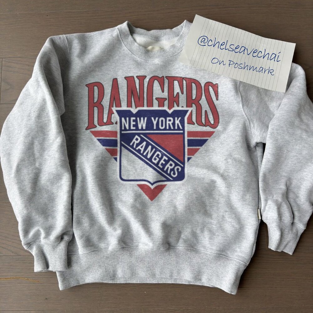 Vintage New York Rangers Hockey Sweatshirt, Retro NHL New York Rangers Shirt tee